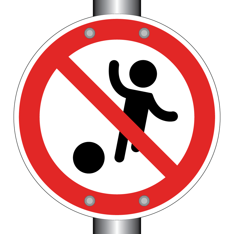 Kein Ballspielen