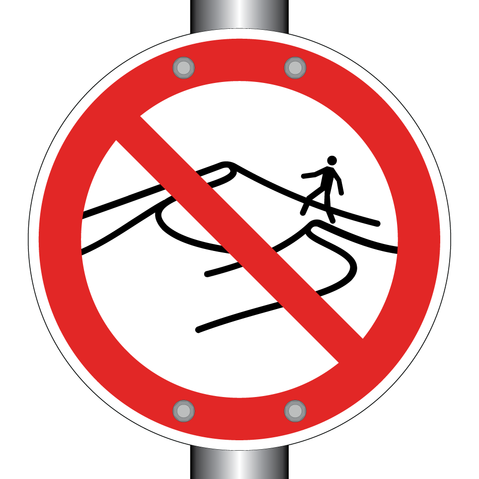 Kein Betreten der Dünen
