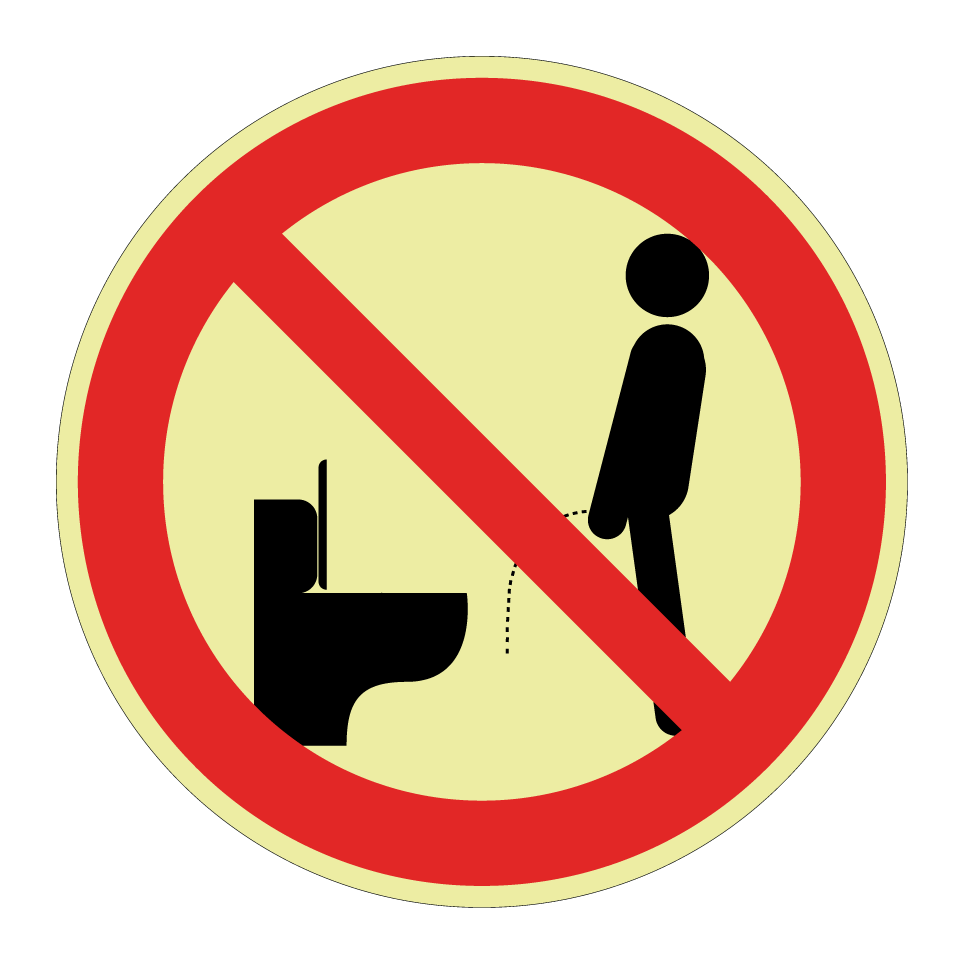 Interdiction d’uriner en dehors des toilettes