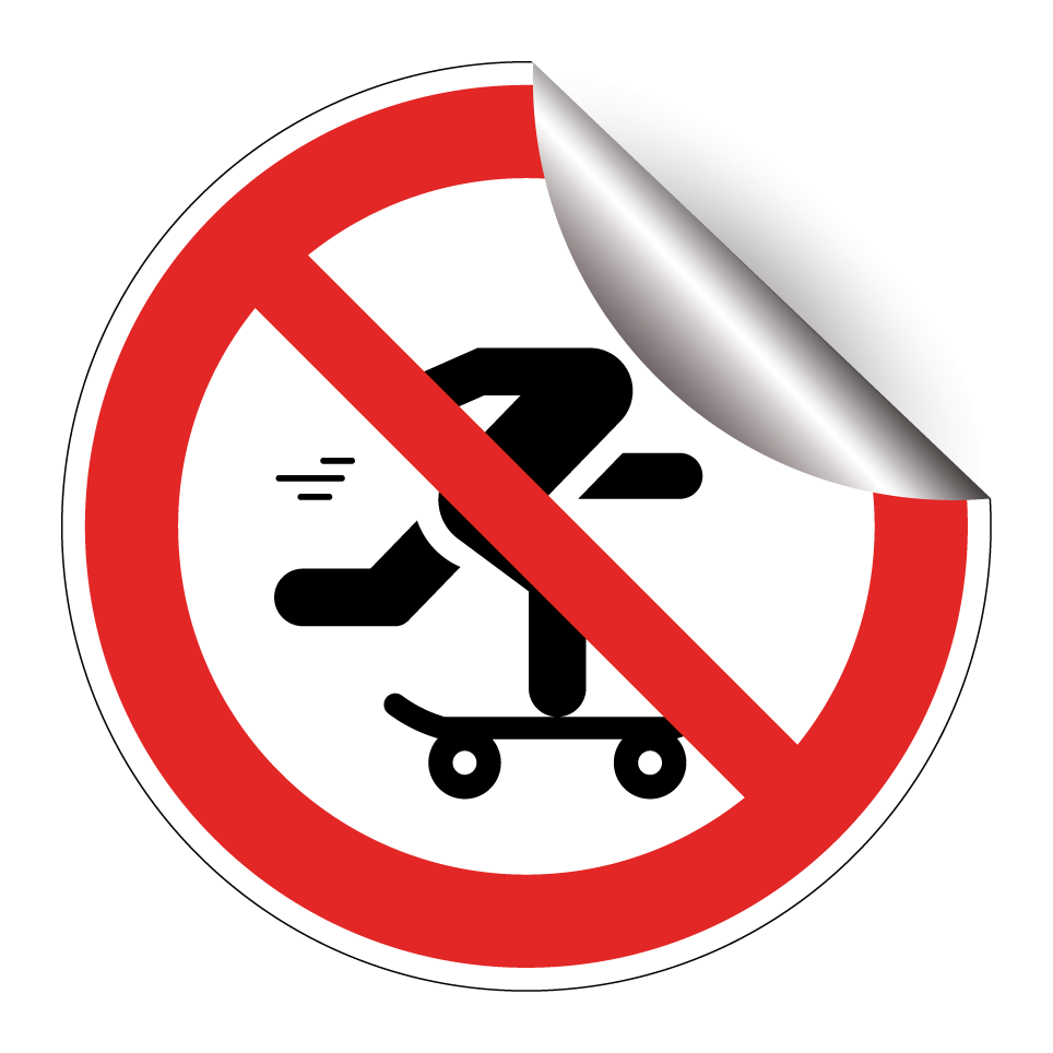 Skateboarden verboten