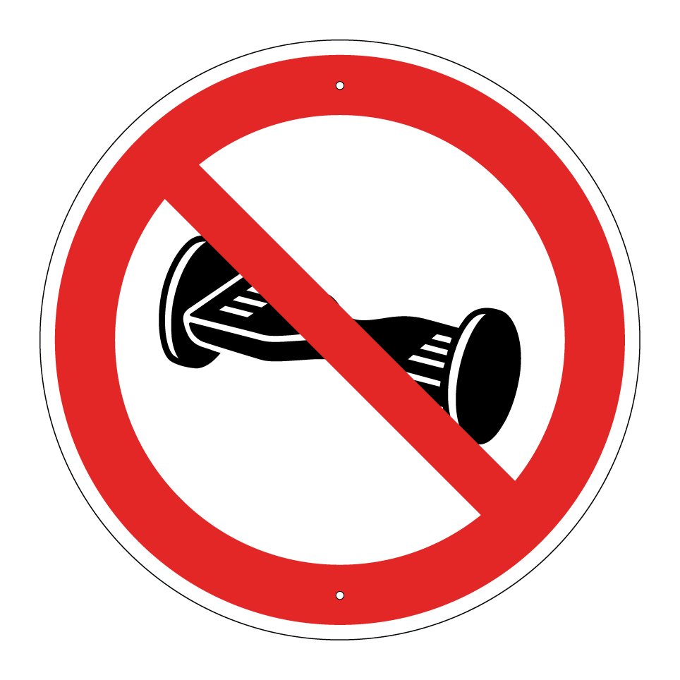 Pas d'hoverboards