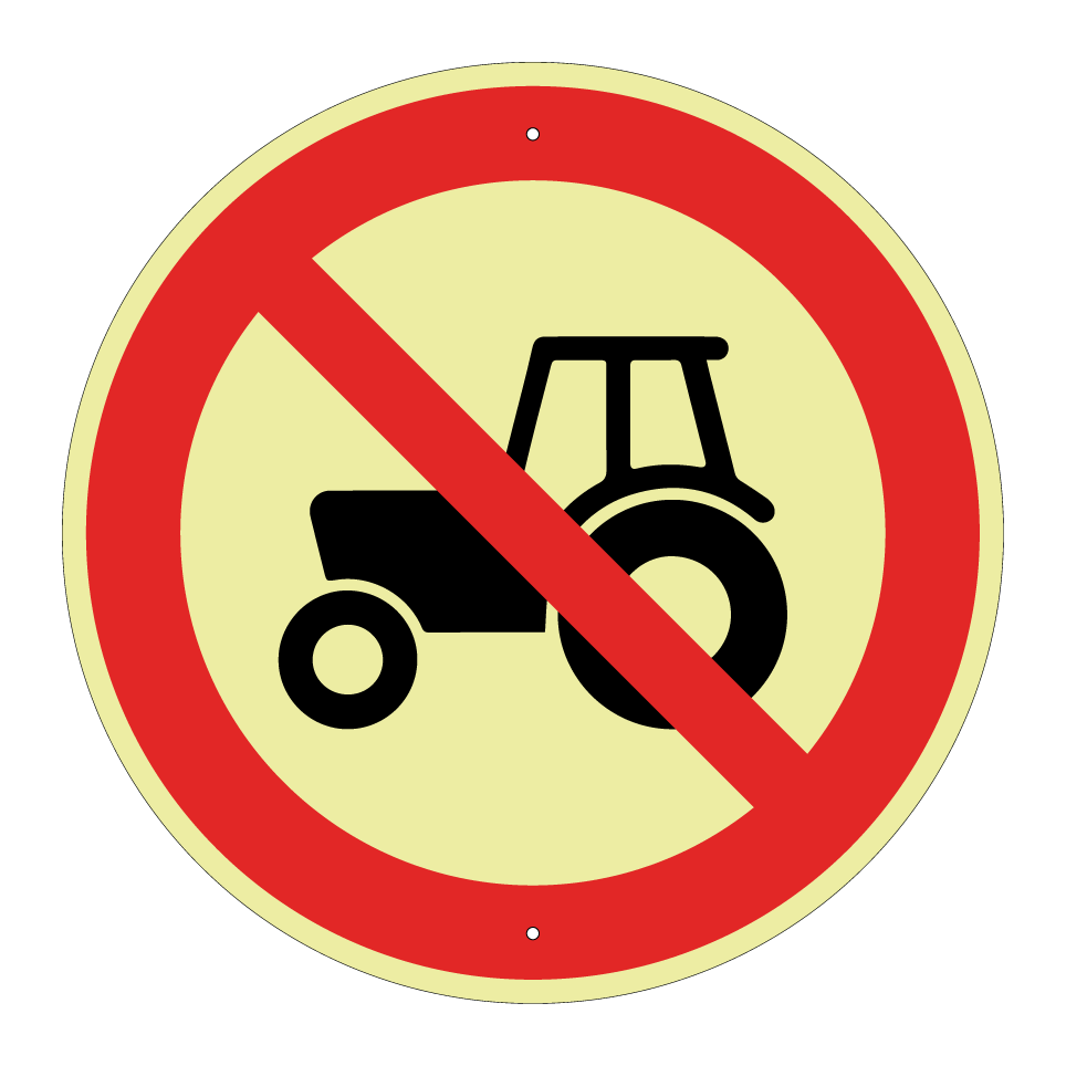 Pas de tracteurs