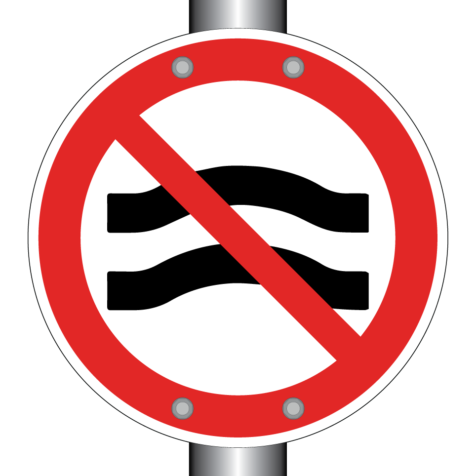 Baden verboten