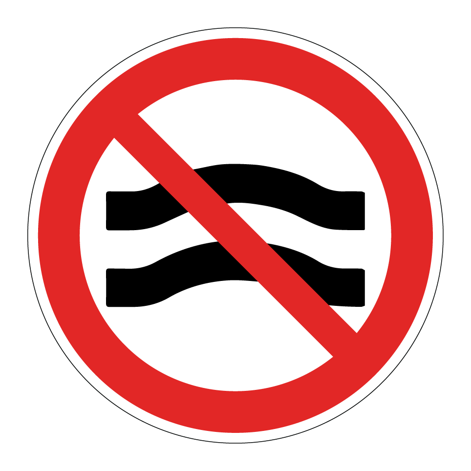 Baden verboten