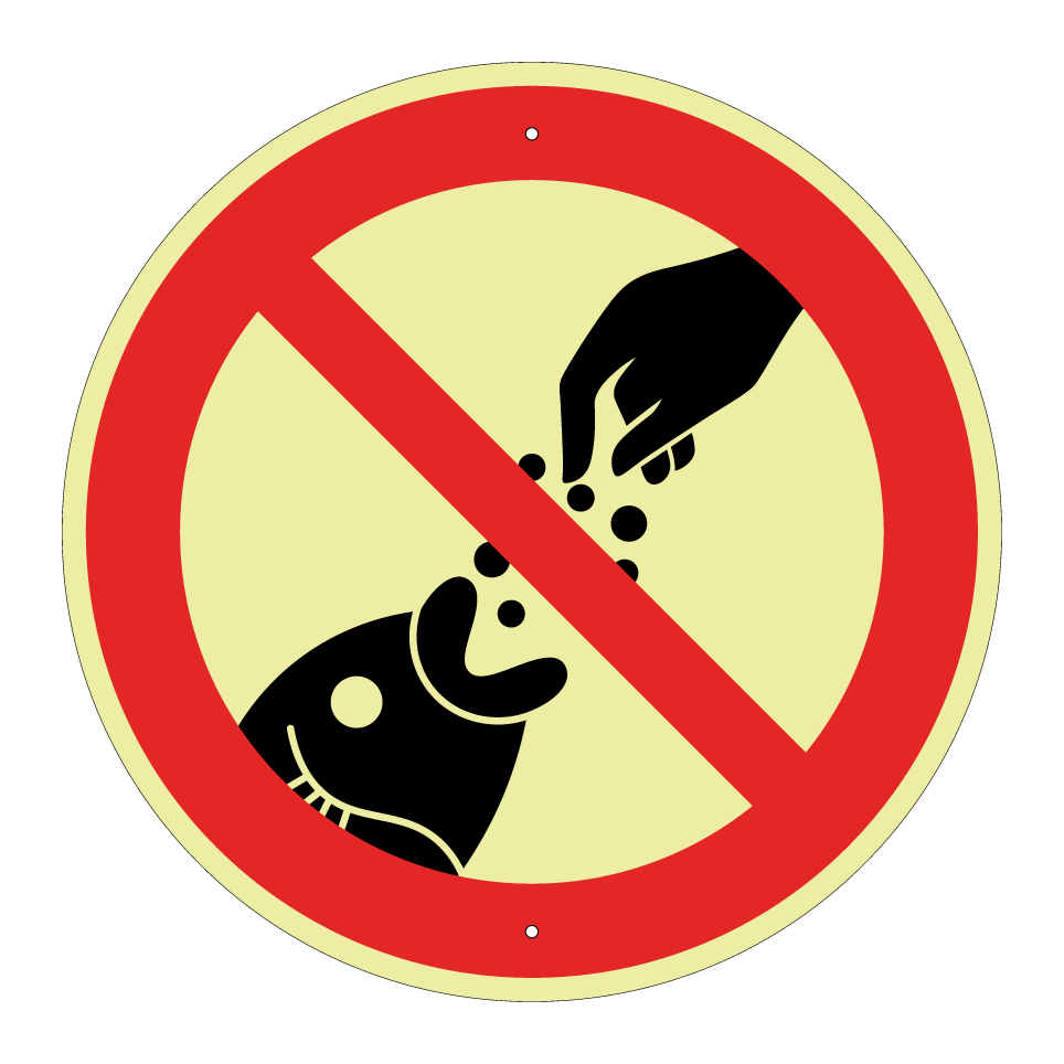 Fische nicht füttern