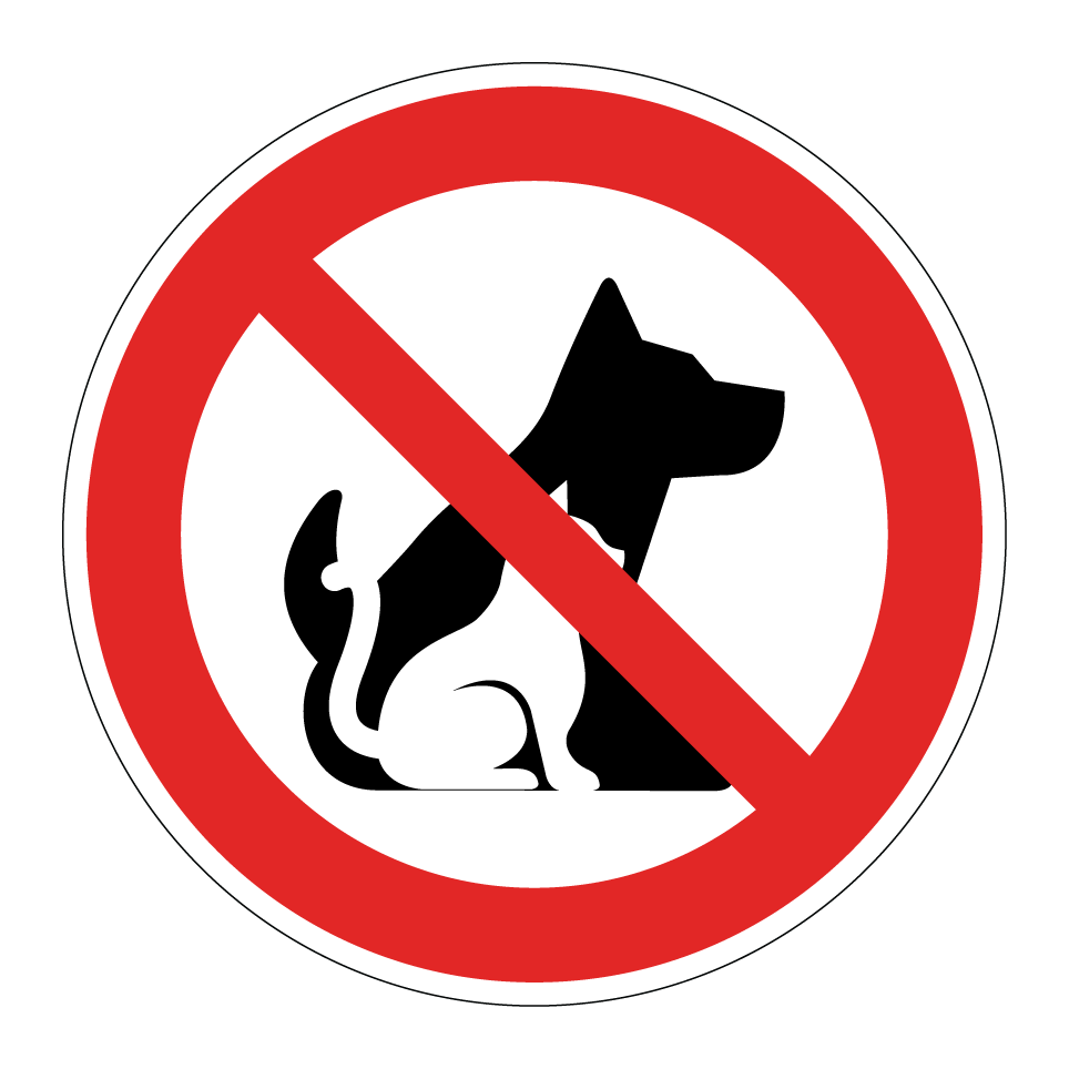 Keine Hunde oder Katzen erlaubt