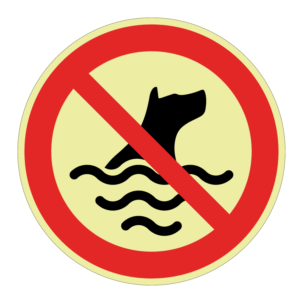 Keine Hunde im Wasser