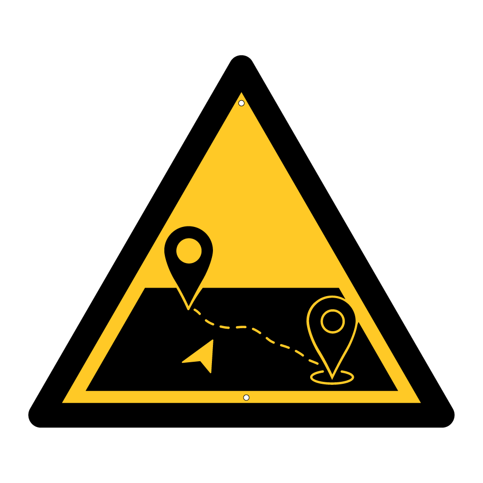 Avertissement navigation incorrecte