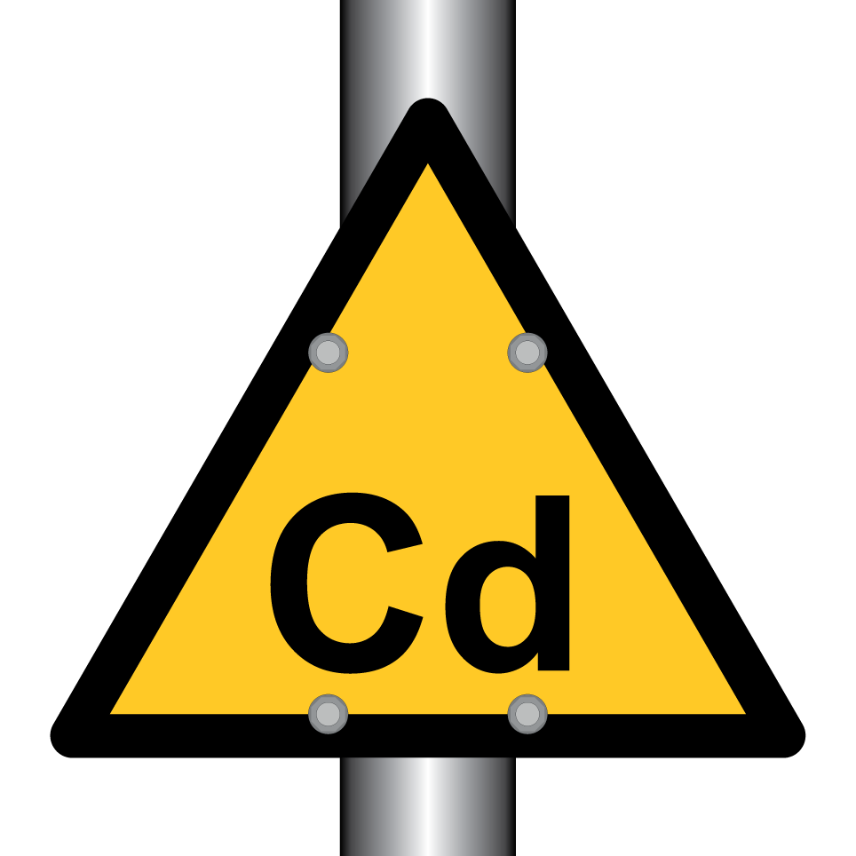Warnung Cadmiumgefahr