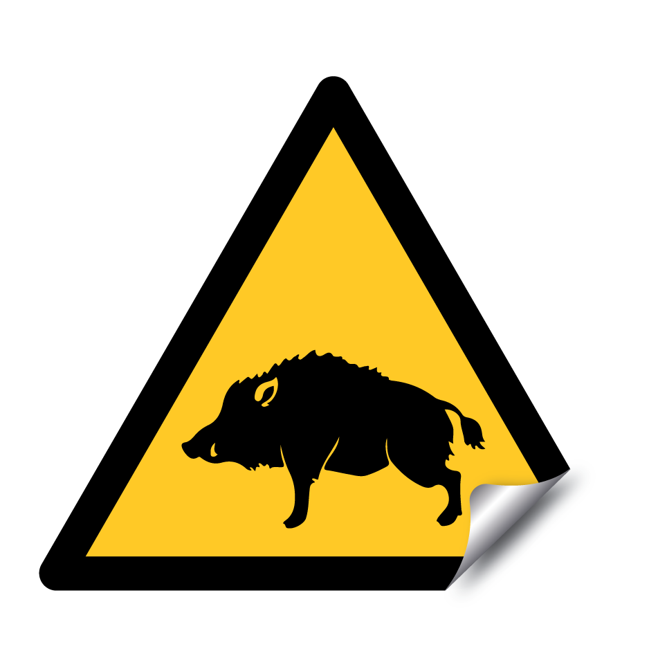 Warnung Wildschwein