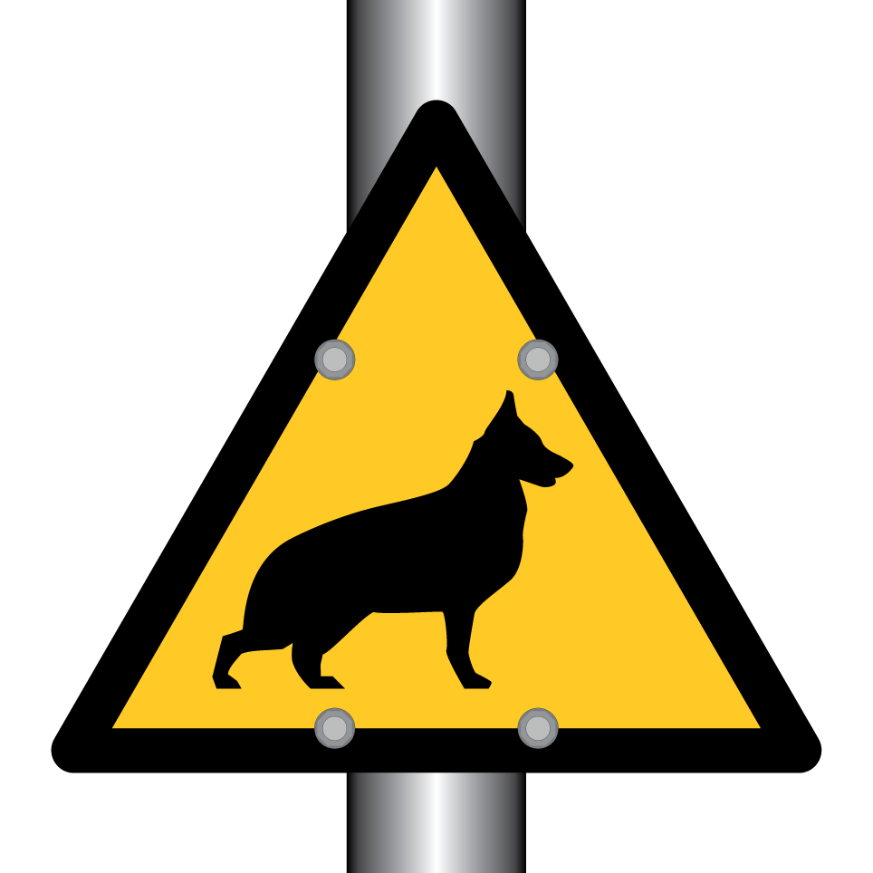Chien de garde attention