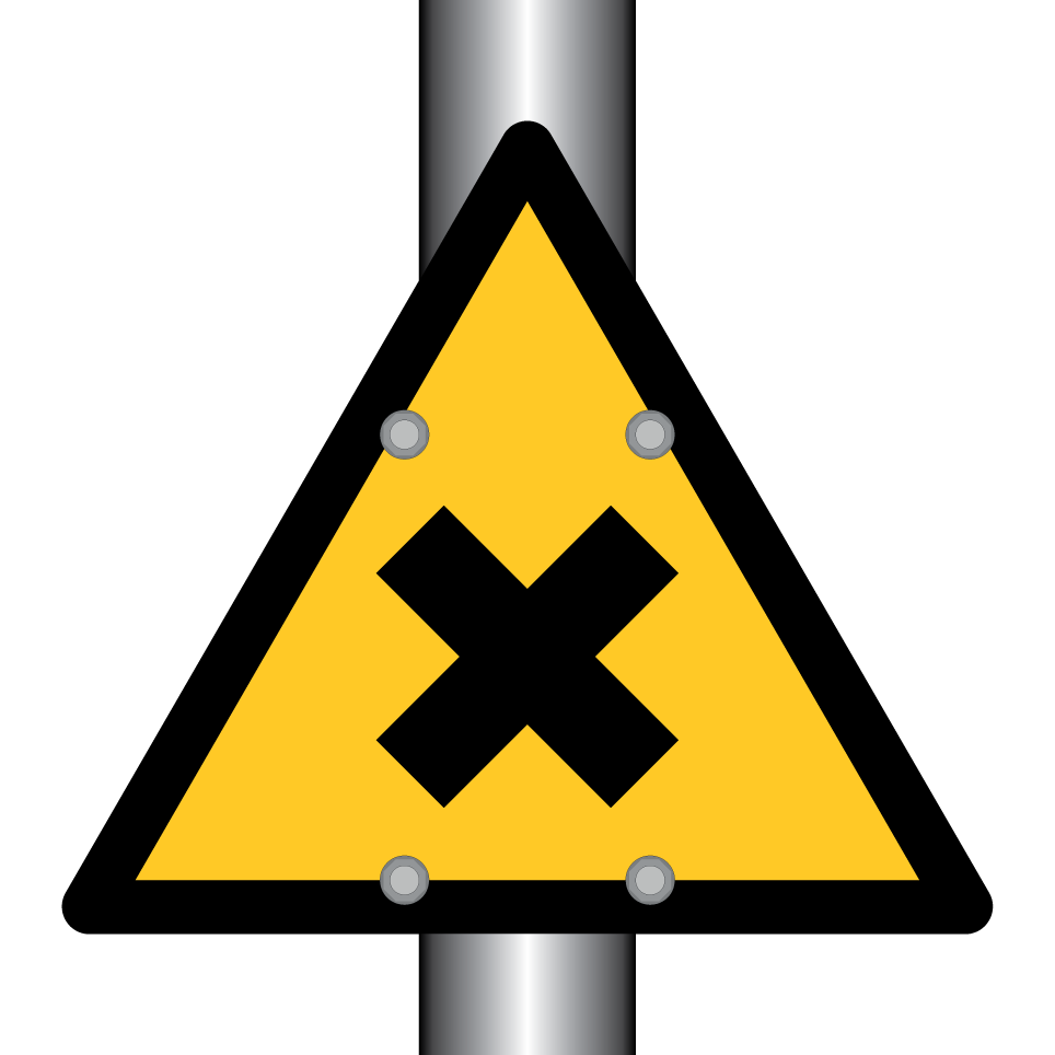 Substances nocives/irritantes d’avertissement