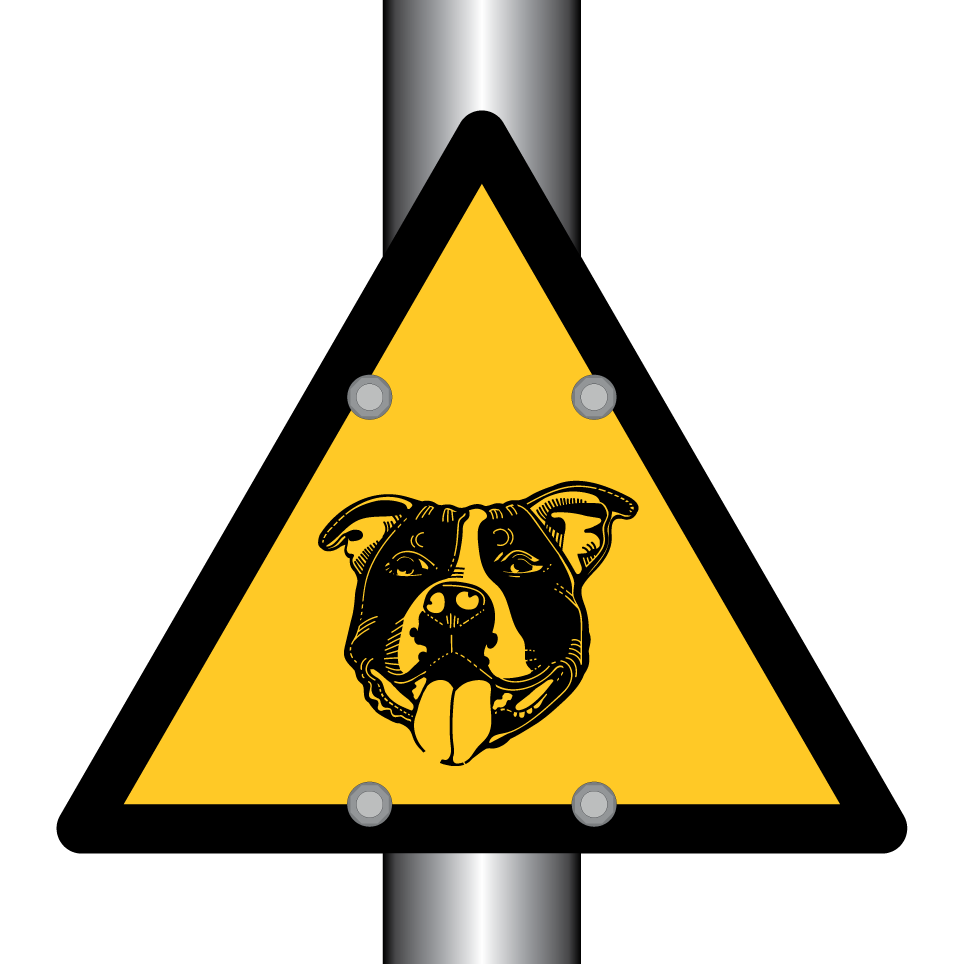 Chien d’avertissement - Pitbull
