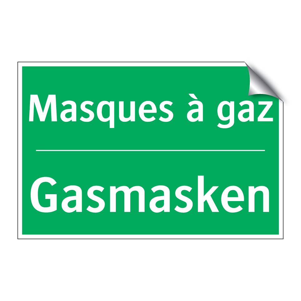 Gasmasken - Masques à gaz