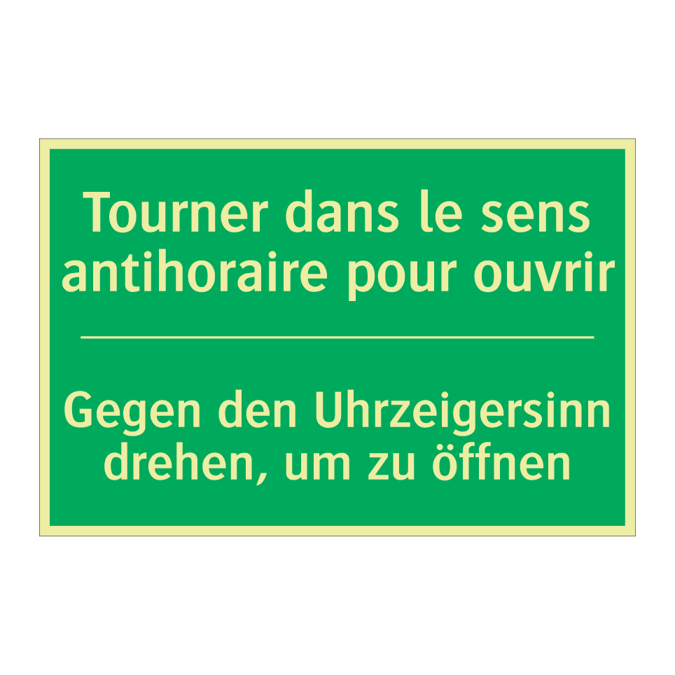 Gegen den Uhrzeigersinn drehen,  /.../ - Tourner dans le sens antihoraire  /.../