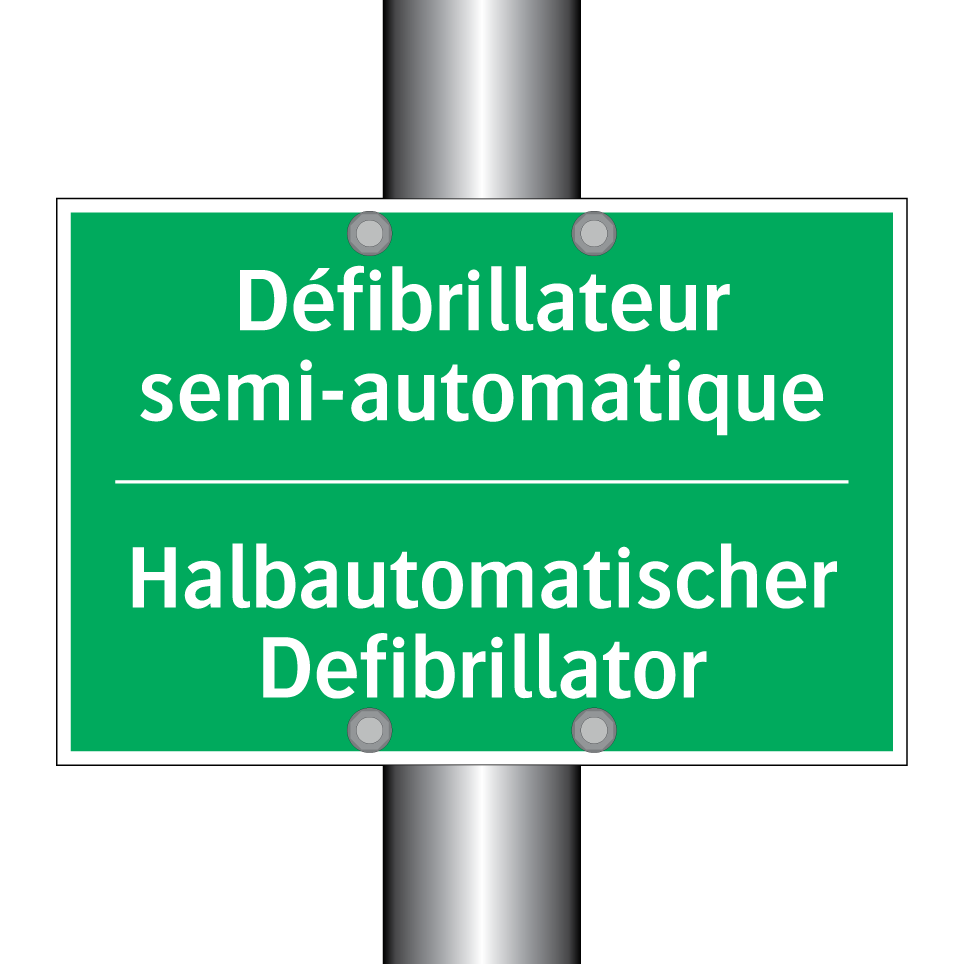 Halbautomatischer Defibrillator /.../ - Défibrillateur semi-automatique /.../