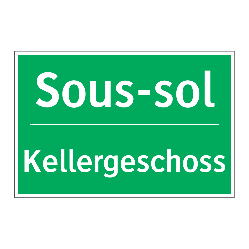 Kellergeschoss - Sous-sol