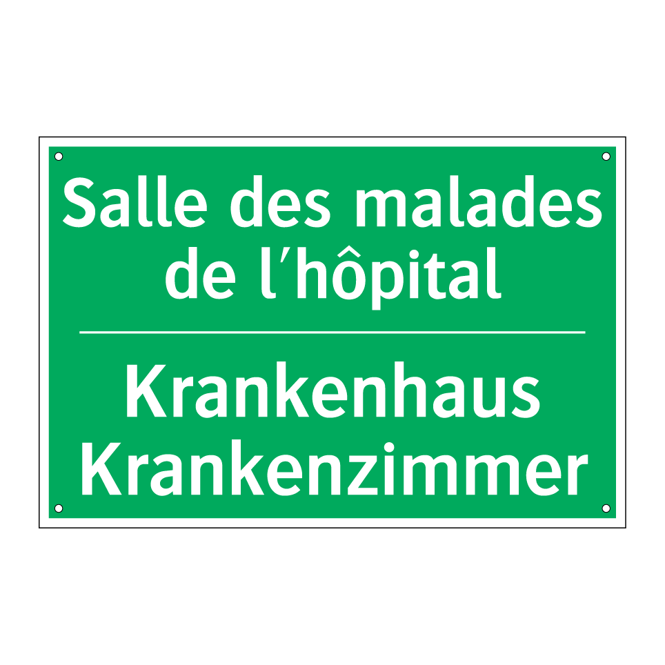 Krankenhaus Krankenzimmer - Salle des malades de l'hôpital
