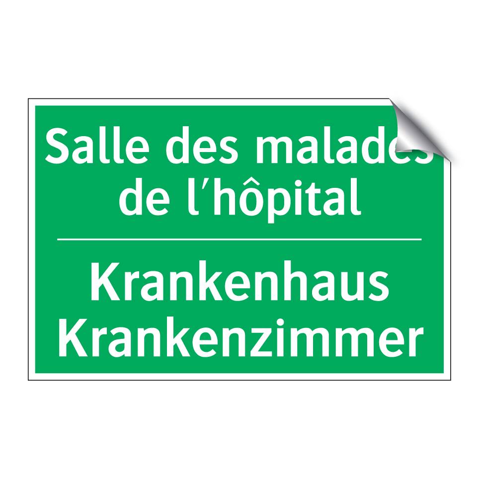 Krankenhaus Krankenzimmer - Salle des malades de l'hôpital