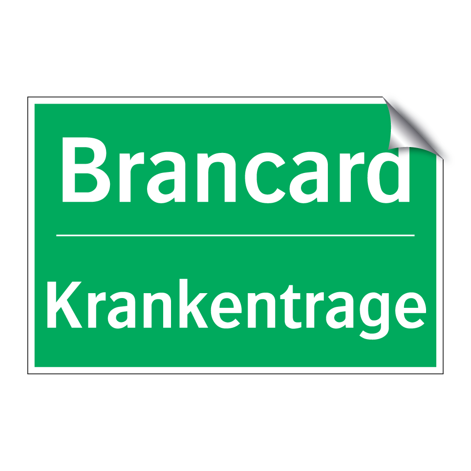 Krankentrage - Brancard