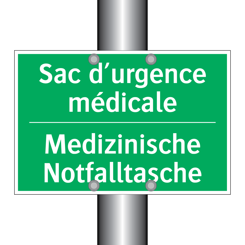 Medizinische Notfalltasche - Sac d’urgence médicale