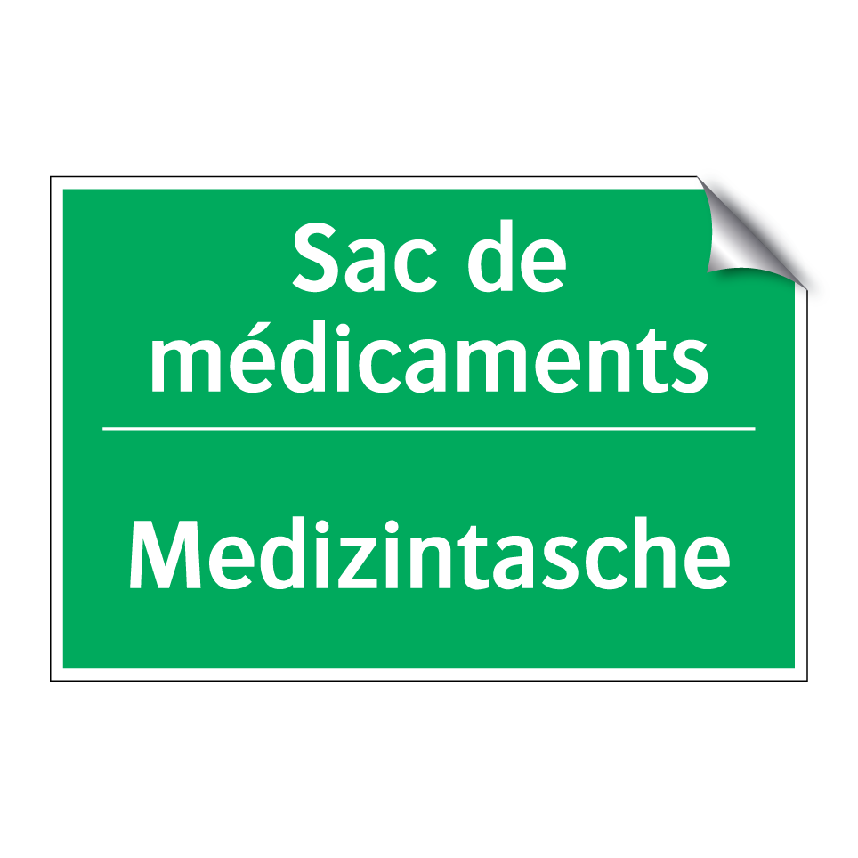Medizintasche - Sac de médicaments