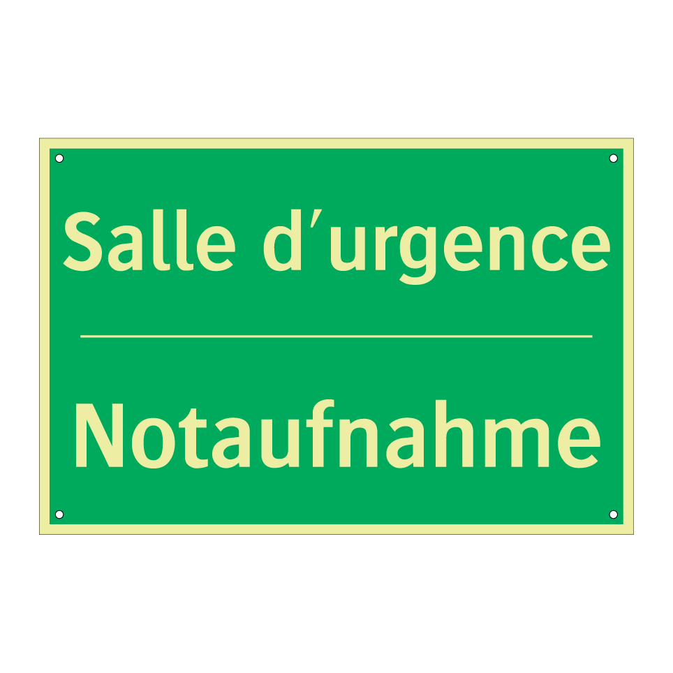 Notaufnahme - Salle d'urgence