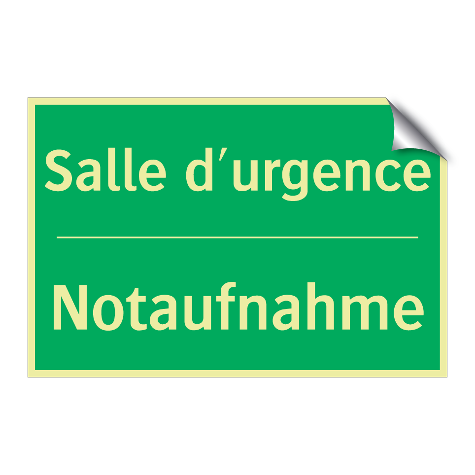 Notaufnahme - Salle d'urgence