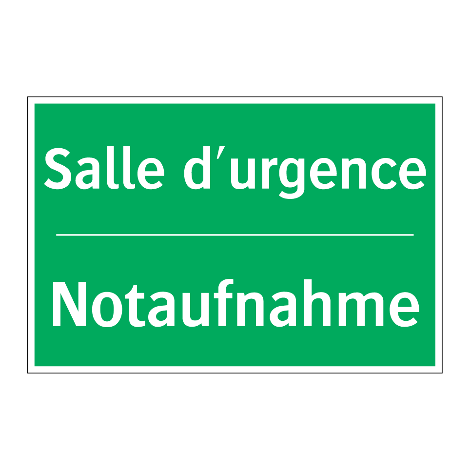 Notaufnahme - Salle d'urgence