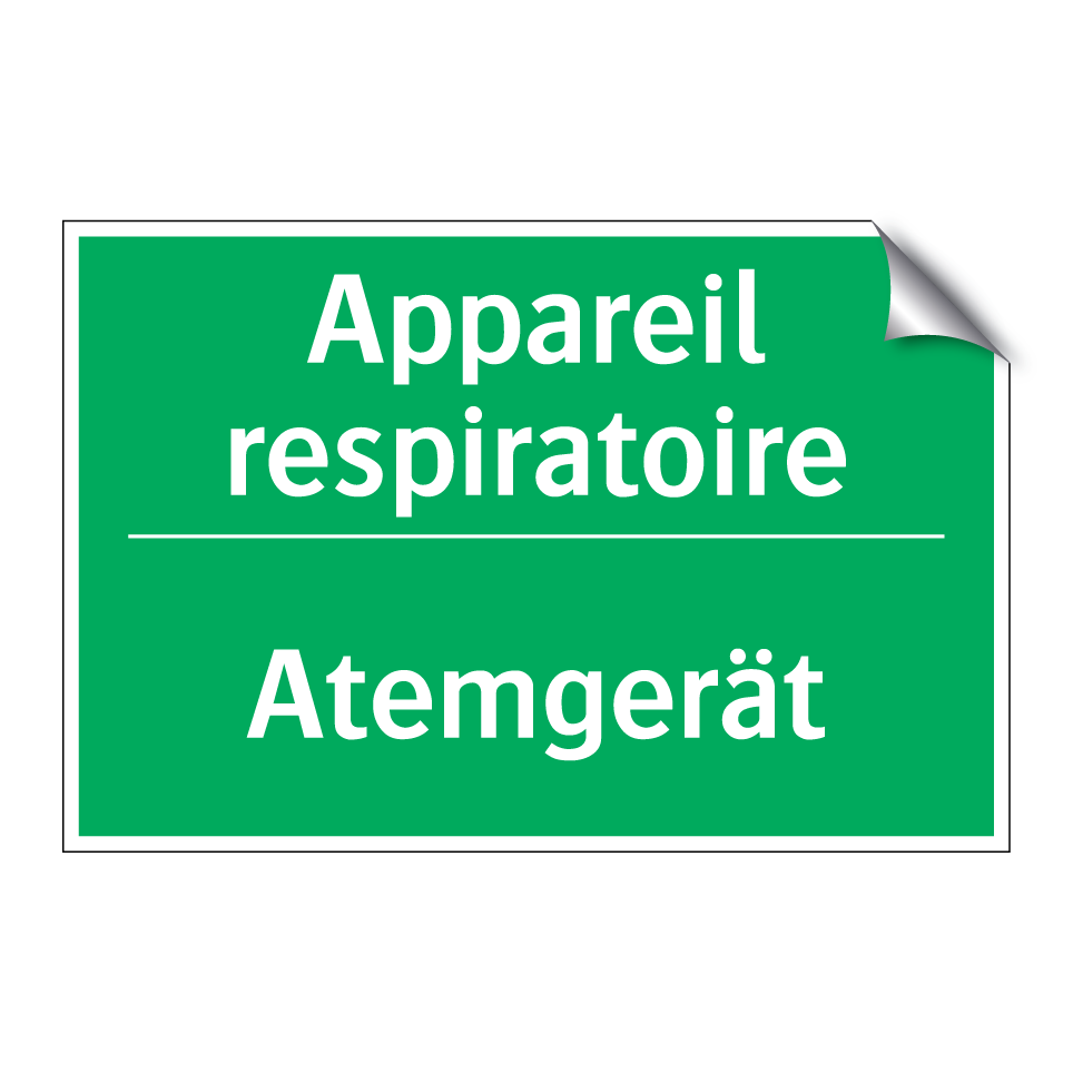 Atemgerät - Appareil respiratoire