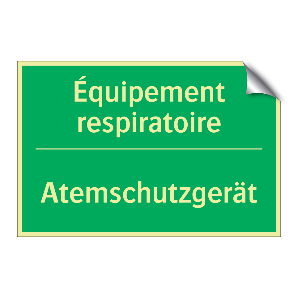 Atemschutzgerät - Équipement respiratoire