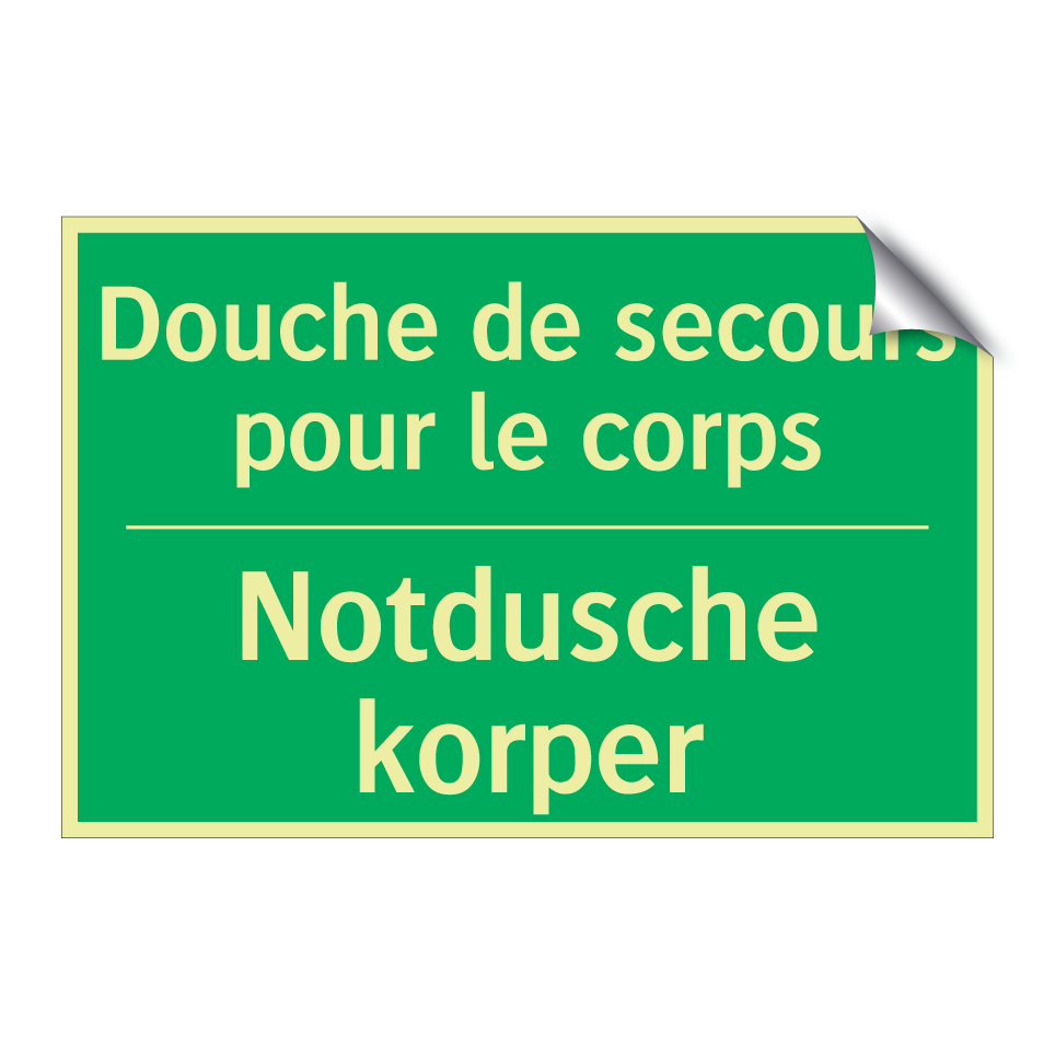 Notdusche korper - Douche de secours pour le corps /.../