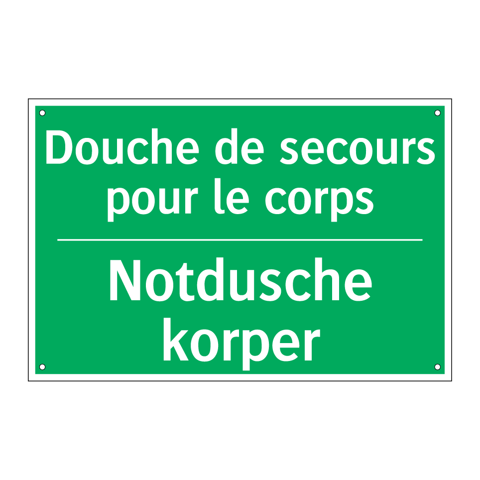 Notdusche korper - Douche de secours pour le corps /.../
