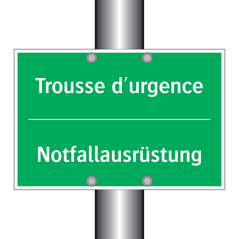 Notfallausrüstung - Trousse d'urgence
