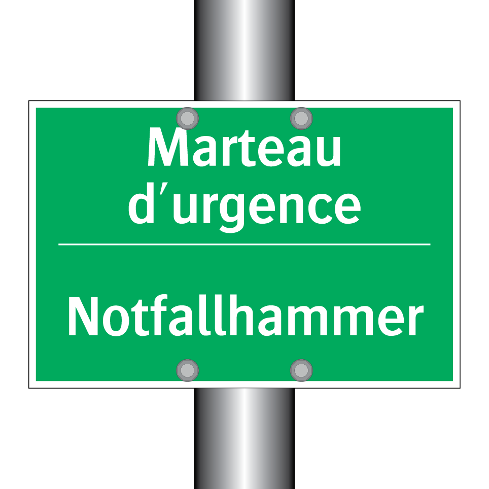 Notfallhammer - Marteau d'urgence