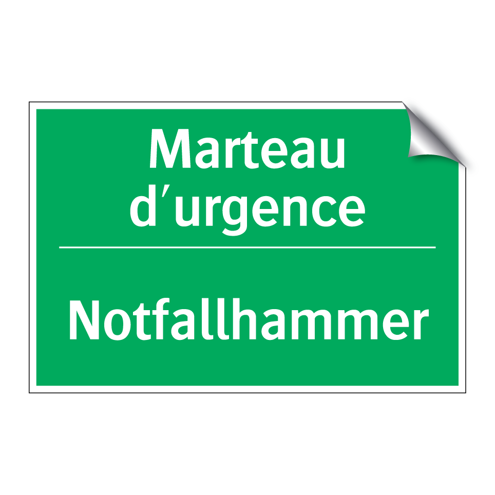 Notfallhammer - Marteau d'urgence