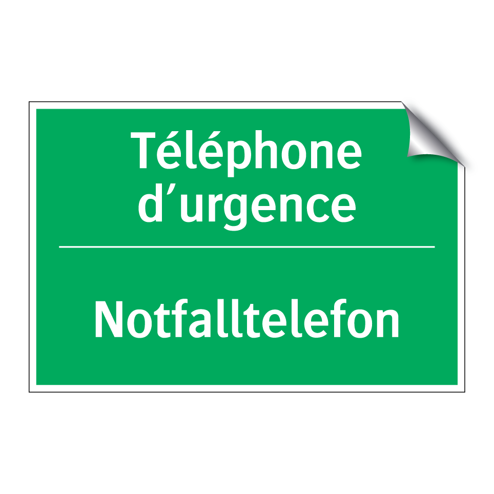 Notfalltelefon - Téléphone d’urgence