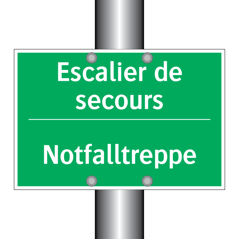 Notfalltreppe - Escalier de secours