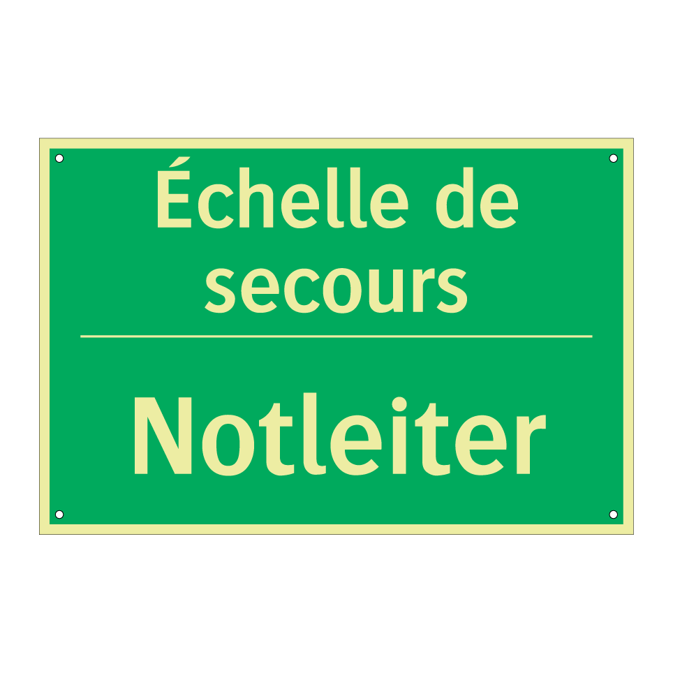 Notleiter - Échelle de secours