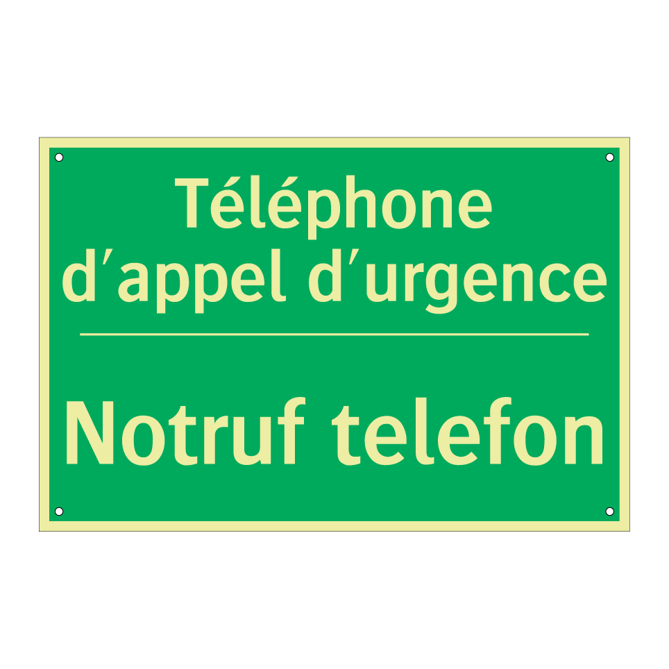 Notruf telefon - Téléphone d'appel d'urgence