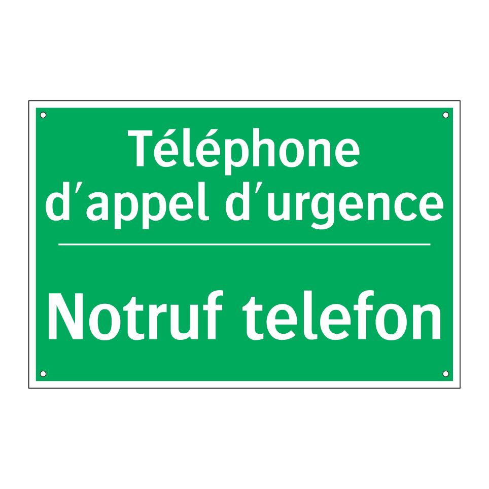 Notruf telefon - Téléphone d'appel d'urgence