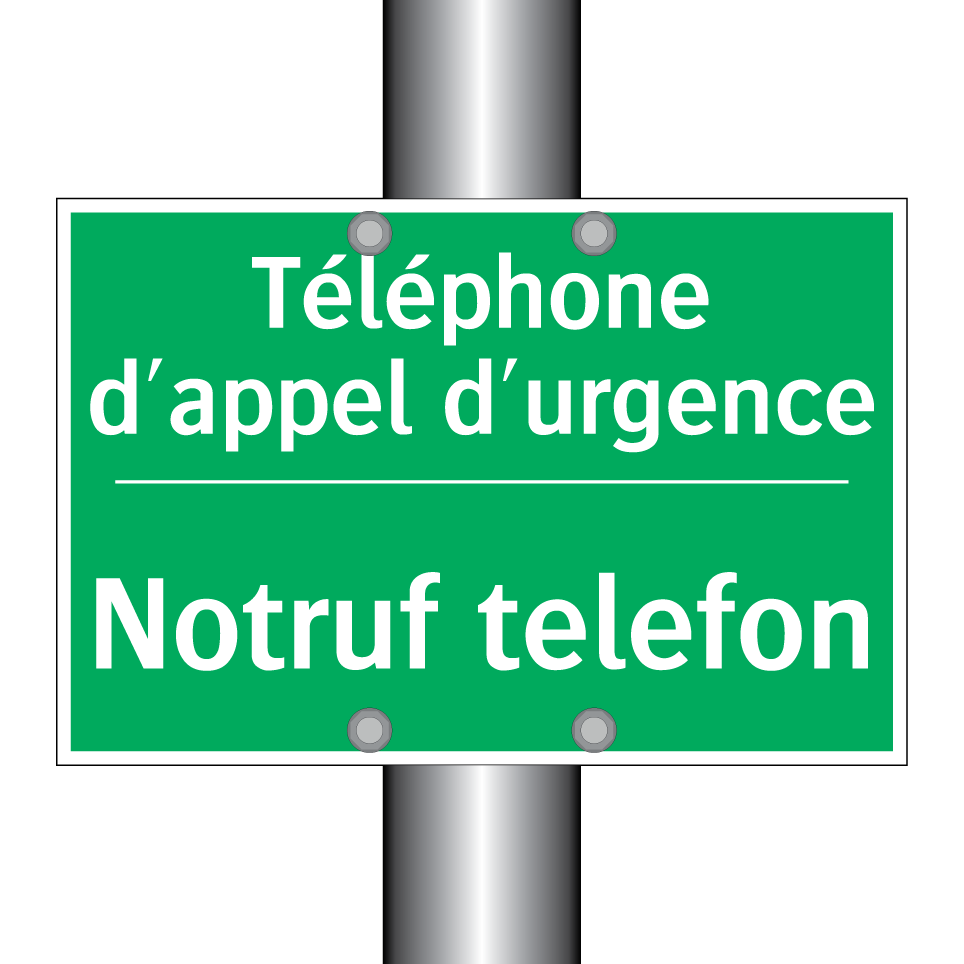 Notruf telefon - Téléphone d'appel d'urgence