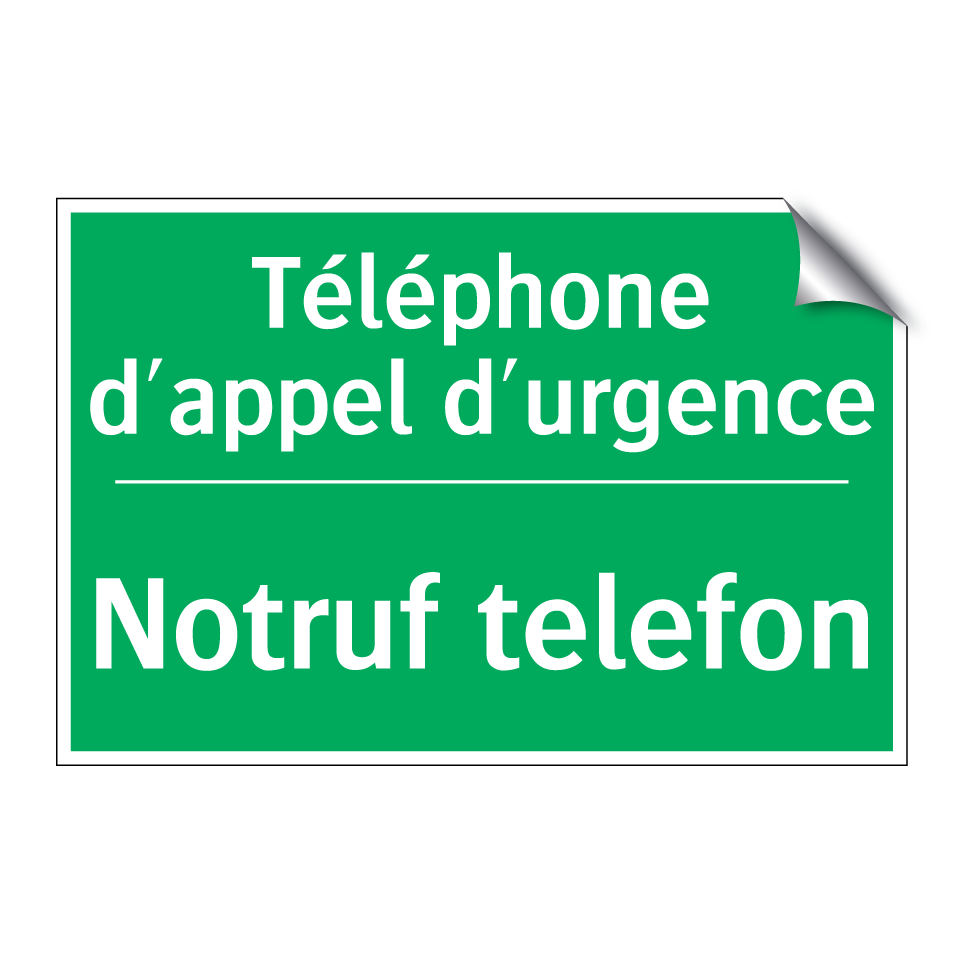 Notruf telefon - Téléphone d'appel d'urgence