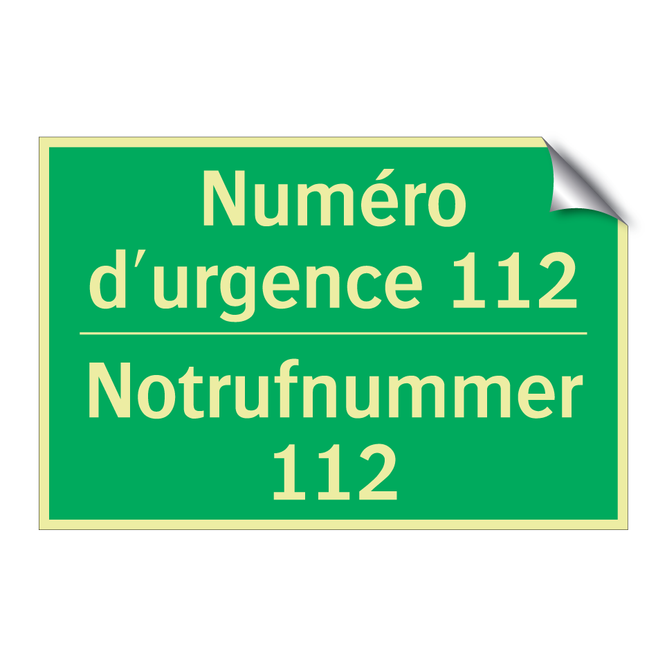 Notrufnummer 112 - Numéro d'urgence 112