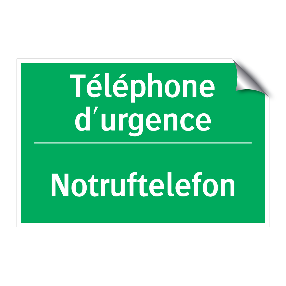 Notruftelefon - Téléphone d'urgence