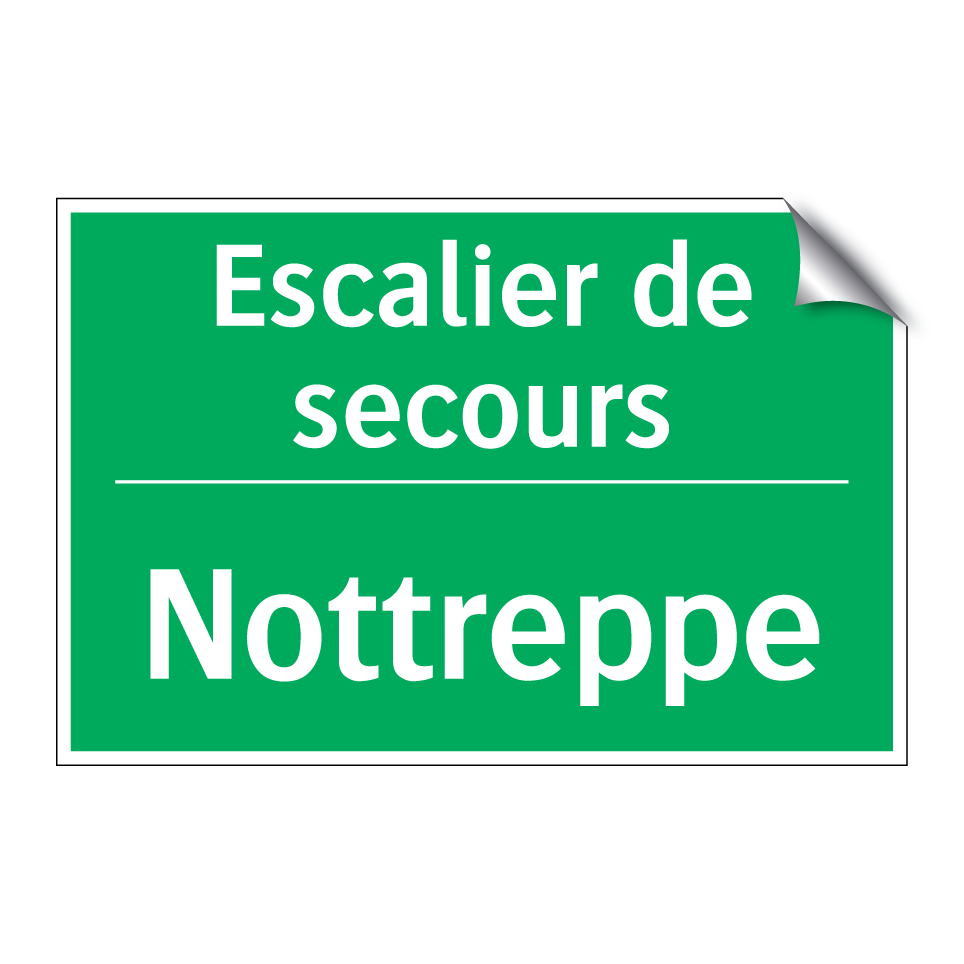 Nottreppe - Escalier de secours