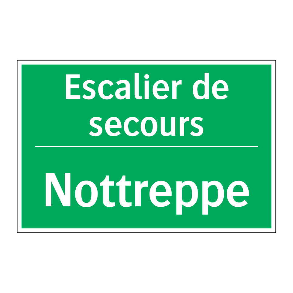 Nottreppe - Escalier de secours
