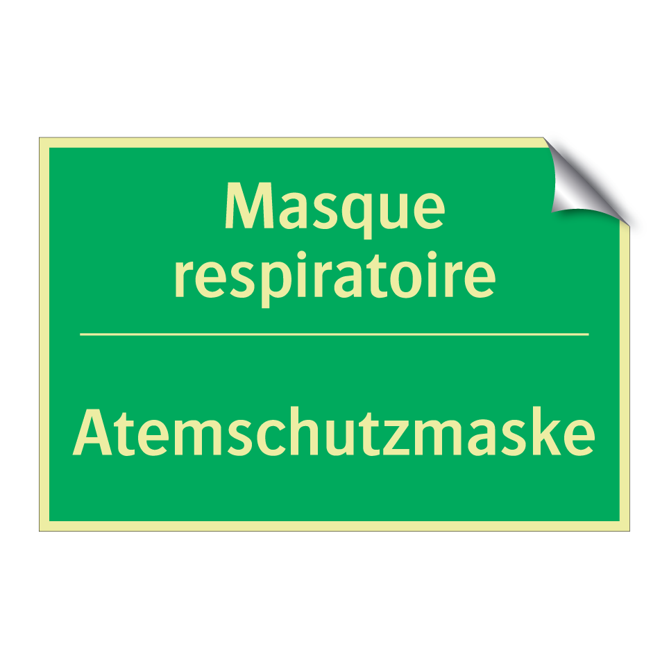 Atemschutzmaske - Masque respiratoire