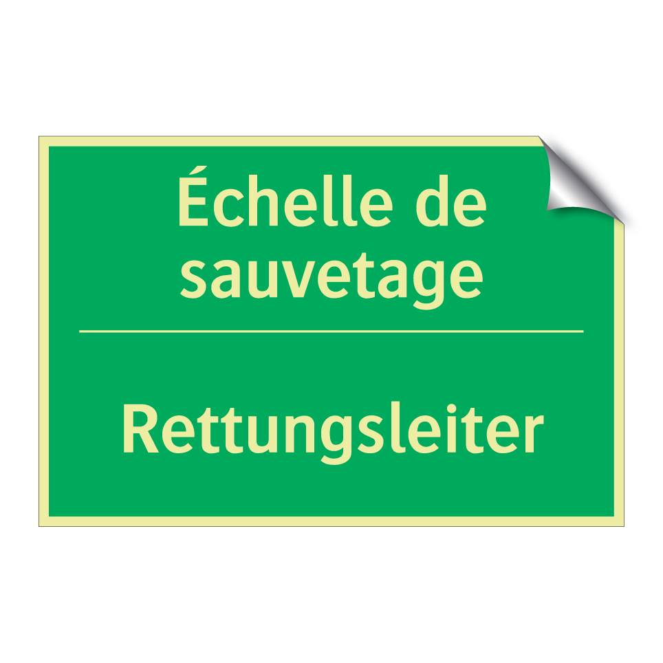 Rettungsleiter - Échelle de sauvetage