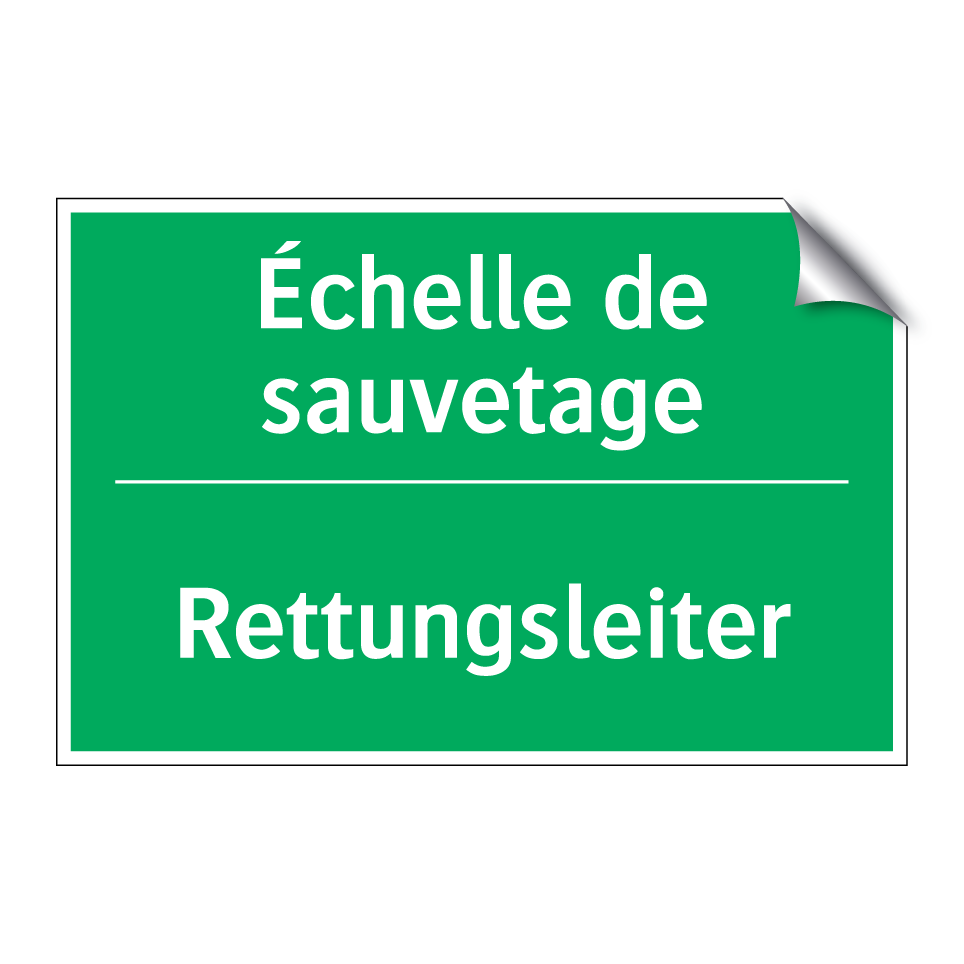 Rettungsleiter - Échelle de sauvetage